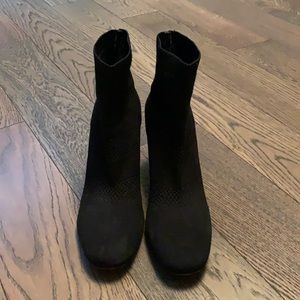Zara black sock boots size 7.5